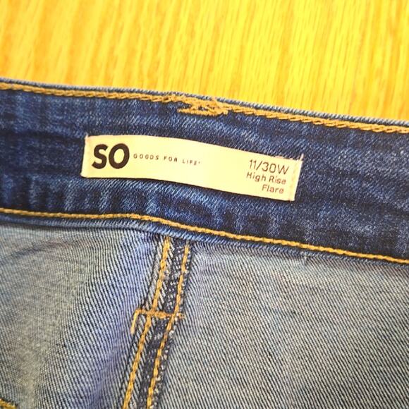 So good for life women's High Rise Flare jeans sz 11/30 - Picture 4 of 8